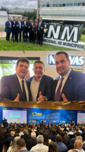 Prefeito Marciano Macedo participa de mobilização municipalista e reforça cobrança pela recuperação asfáltica completa da PI-379